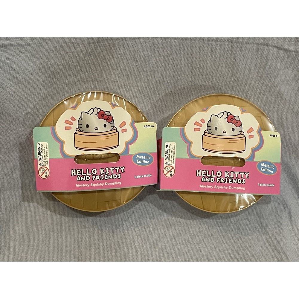 NEW Sealed 2 Sanrio Hello Kitty & Friends - Mystery Dumpling - Metallic Edition